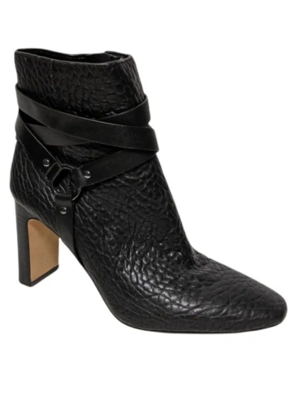 VINCE CAMUTO Sestina Pebbled Leather Booties 9